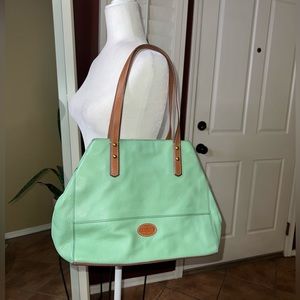 Fossil 🔑 Zoey Leather Classic Tote Bag
